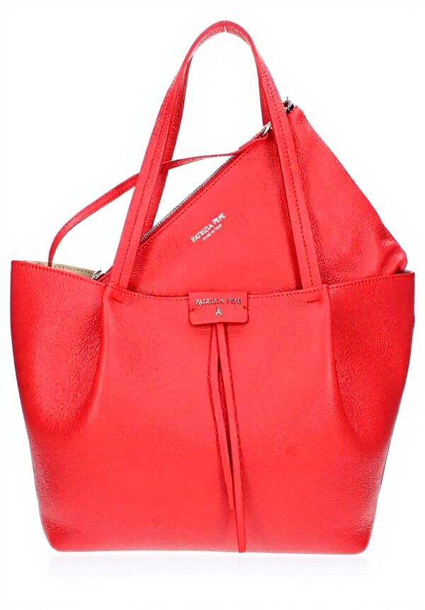 Sac porté main Patrizia Pepe cuir city shopper femme