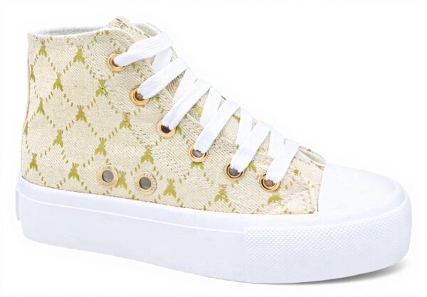 Baskets Patrizia Pepe Fille Or Design Moderne Confortable