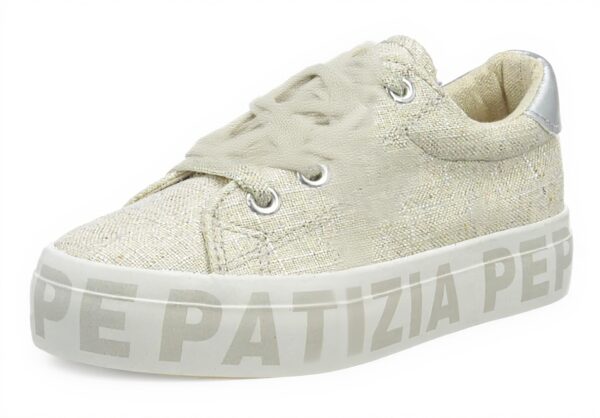 Baskets Patrizia Pepe Ppj63 Fille Textile Respirant Argent