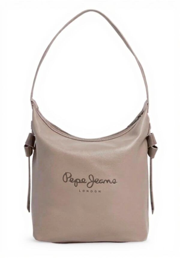 Pepe Jeans Sac Caddy Code femme PU bandoulière gris