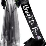 Écharpe Bride or Die JeVenis accessoire fête enterrement vie-0
