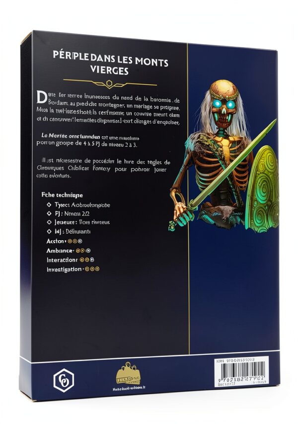 Chroniques Oubliés Fantasy La Mariée aux Tumulus Black Book Jeu de-1