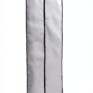 TUKA 180 cm longueur Housse de protection Respirante pour Vêtements plus longs et Robes de Mariée, pour Robes, costumes, manteaux, vestes, pantalons etc., Noir, TKB1005 black-0