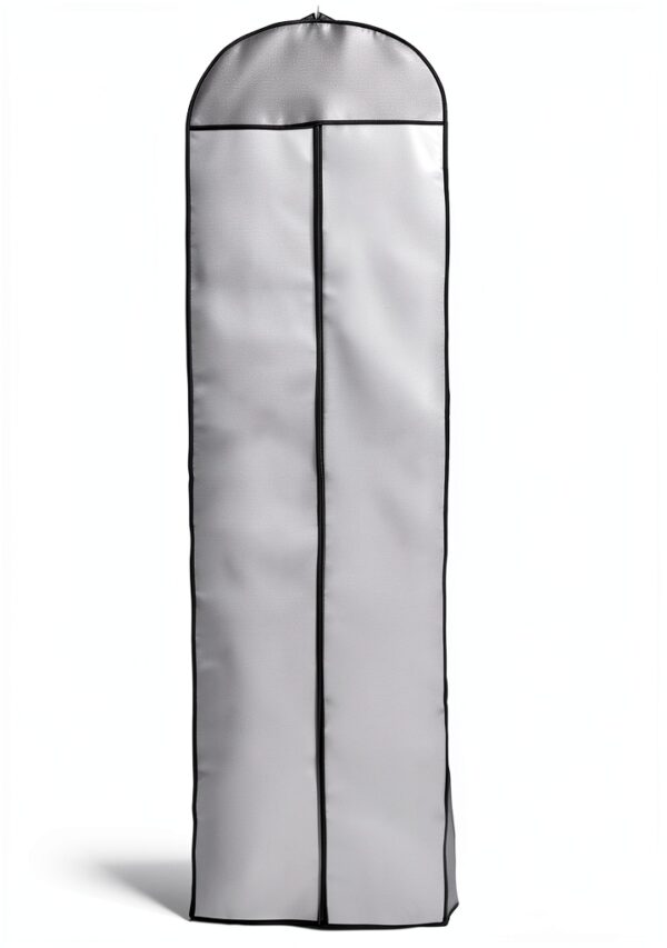 TUKA 180 cm longueur Housse de protection Respirante pour Vêtements plus longs et Robes de Mariée, pour Robes, costumes, manteaux, vestes, pantalons etc., Noir, TKB1005 black-0