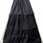 TUKA Design Jupon Crinoline 3 Cerceau Noir M TKB0005-0