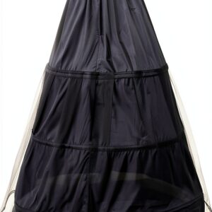 TUKA Design Jupon Crinoline 3 Cerceau Noir M TKB0005-0