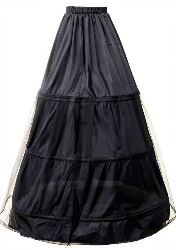 TUKA Design Jupon Crinoline 3 Cerceau Noir M TKB0005-0