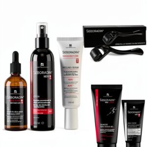 SEBORADIN Maria Black PRO Homme Set Soins Cheveux Anti Chute 2en1-0