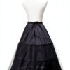 TUKA Design Jupon Crinoline 3 Cerceau Noir M TKB0005-2