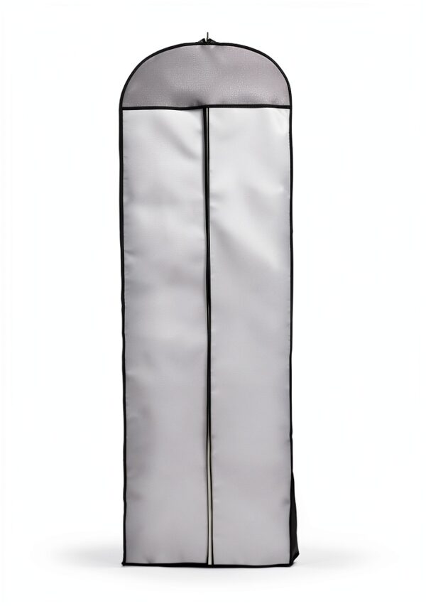 TUKA 180 cm longueur Housse de protection Respirante pour Vêtements plus longs et Robes de Mariée, pour Robes, costumes, manteaux, vestes, pantalons etc., Noir, TKB1005 black-1
