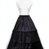 TUKA Design Jupon Crinoline 3 Cerceau Noir M TKB0005-8