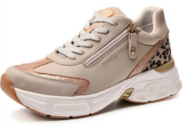MARCO TOZZI Femme Baskets Sport 2-23763-44 Blanc Comb-0