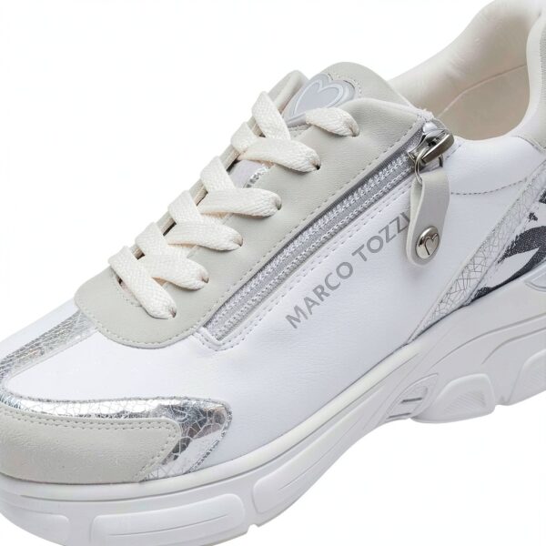 Marco Tozzi Femme Sneaker 2-23763-44 Basket Blanc Comb-5