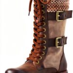 MARCO TOZZI Femme Bottes À Lacets 2-2-26296-27 Neige-0