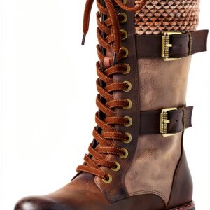 MARCO TOZZI Femme Bottes À Lacets 2-2-26296-27 Neige-0