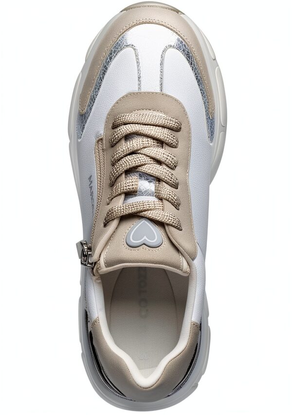 Marco Tozzi Femme Sneaker 2-23763-44 Basket Blanc Comb-2