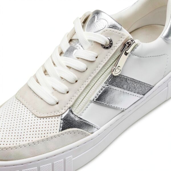 MARCO TOZZI Femme Baskets Sport 2-23710-44 Blanc Argent-5