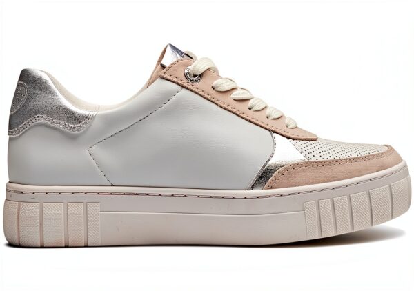 MARCO TOZZI Femme Baskets Sport 2-23710-44 Blanc Argent-3