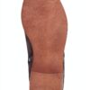 Bottines Marco Tozzi Femme Zippées 2-25064-43 en Cuir Noir et Mocca-4